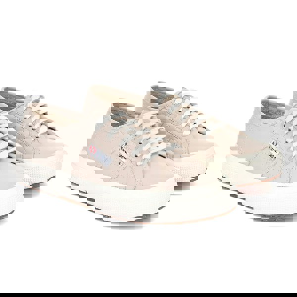 Superga Unisex Adult 2750 Vegan Leather Trainers - Beige/White Avorio