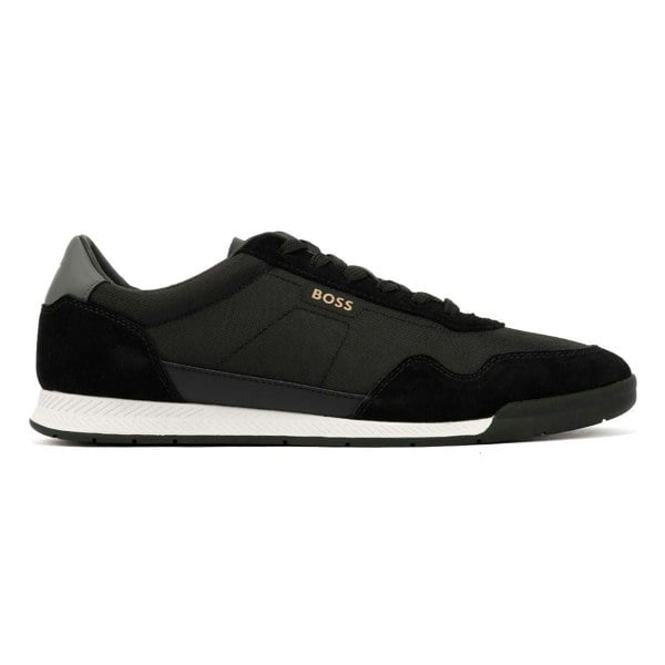 Boss Mens TITANIUM NYLON Trainers - 50536524-002 - Black/White