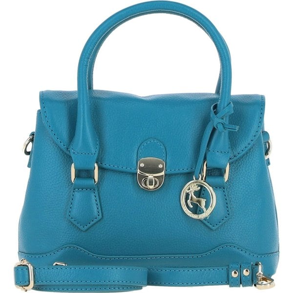 Elegant Leather Handbag With Detachable Crossbody Strap: y-55