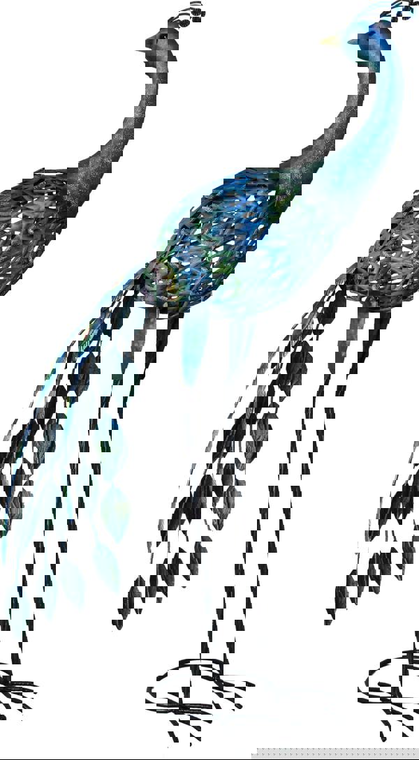 Luxform Peacock Solar Metal Figure