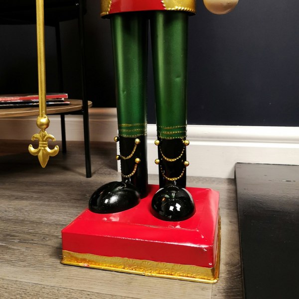 Samuel Alexander 80cm Light Up Nutcracker Soldier LED Christmas Wooden Ornament Home Decoration