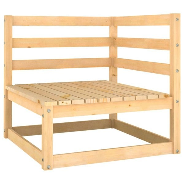 Berkfield 3 Piece Garden Lounge Set Solid Wood Pine