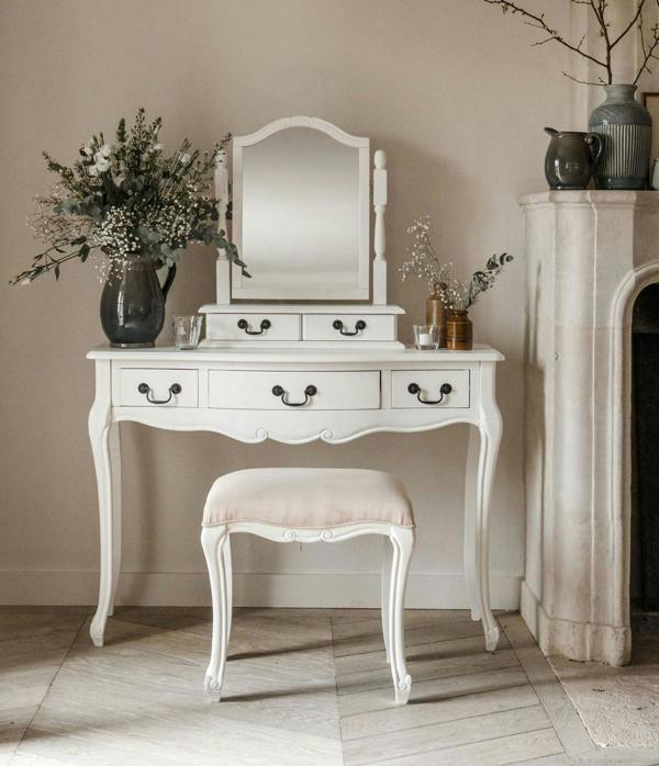 Statement Furniture Juliette Vintage Chic Dressing Table with Drawers