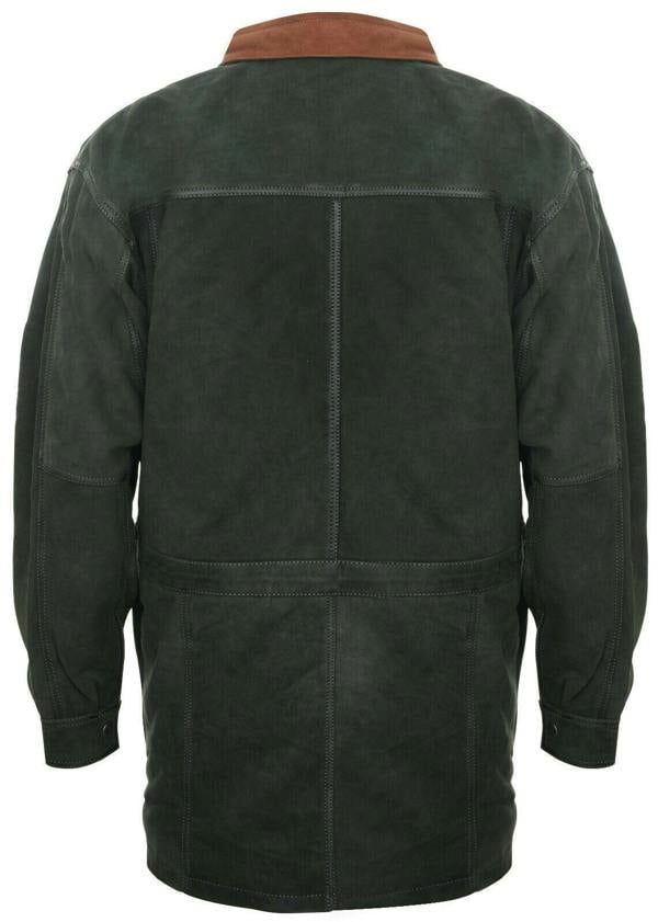 Infinity Leather Mens Nubuck Leather Parka Coat-Winnipeg