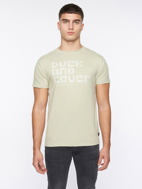 Duck and Cover Balding T-Shirt - Sage