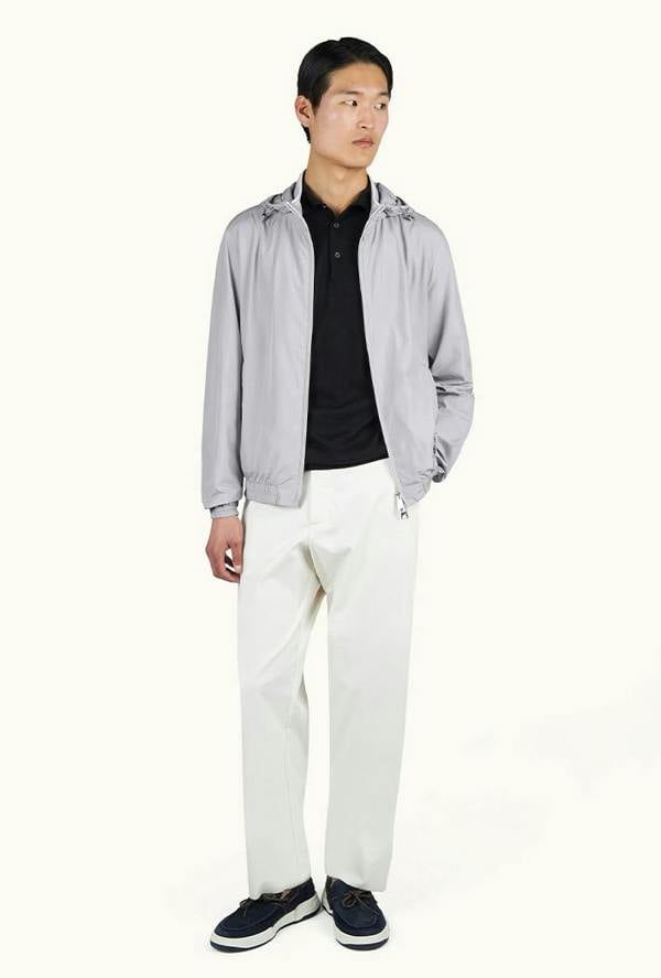 Paul & Shark Microfiber Zip-Up Windbreaker Jacket