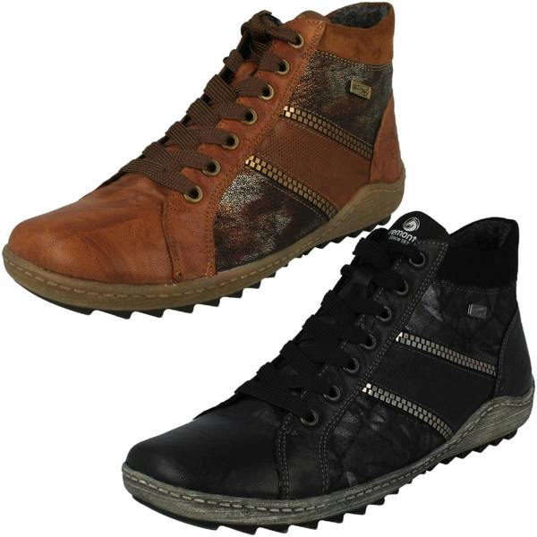 Remonte Ladies Remonte Lace Up Detailed Remonte-Tex Ankle Boots R1480