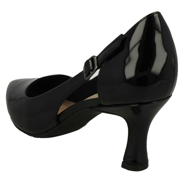 Clarks Ladies Clarks Cut Out Buckle Detailed Court Shoes Kataleyna Rae