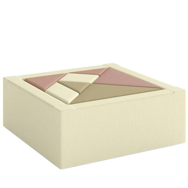 Soft Play 9 Piece Foam Climbing Blocks Soft Play Set with Tangram Play, Removable Cover for Kids Room, Ages 3-6 Years