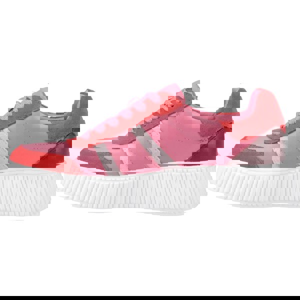 Hush Puppies Holly Suede Women's Fuchsia Trainers