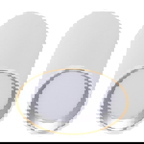 Nordlux Fallon | Surface downlight | White/Steel