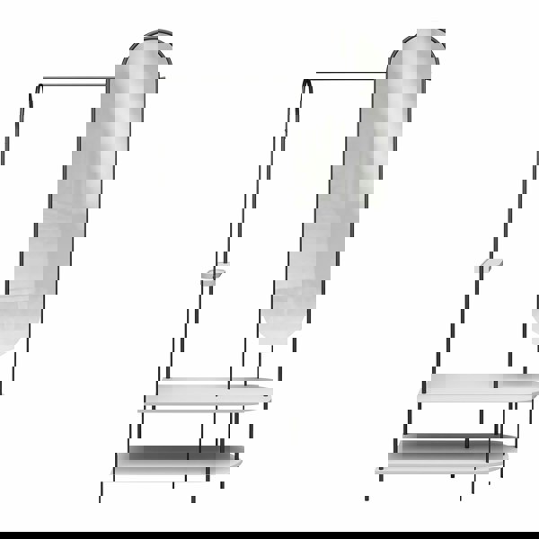 Dorel Home Anastasia Valet with Mirror Dove Grey