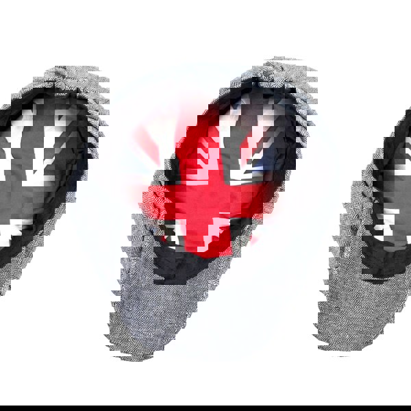 Carlyle Herringbone Linen Newsboy Cap - Unisex Design