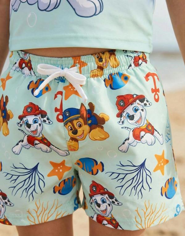Vanilla Underground Paw Patrol Boys Blue Underwater Pups 2 Piece Swim Set