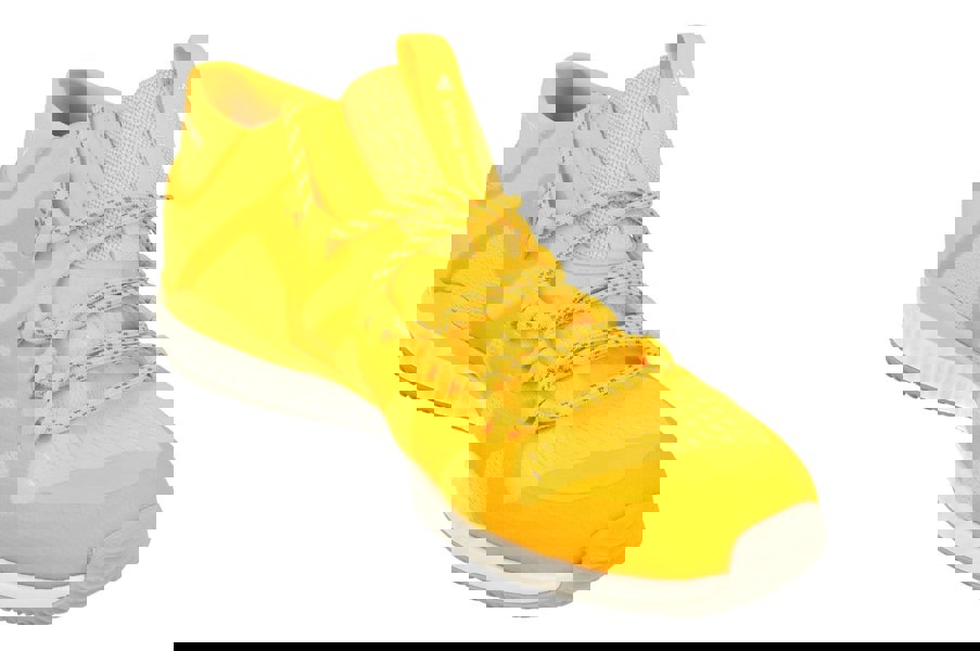 Adidas Stella McCartney CrazyTrain Bounce Mid Sneakers  - Yellow White Bb4899 - Photo 3