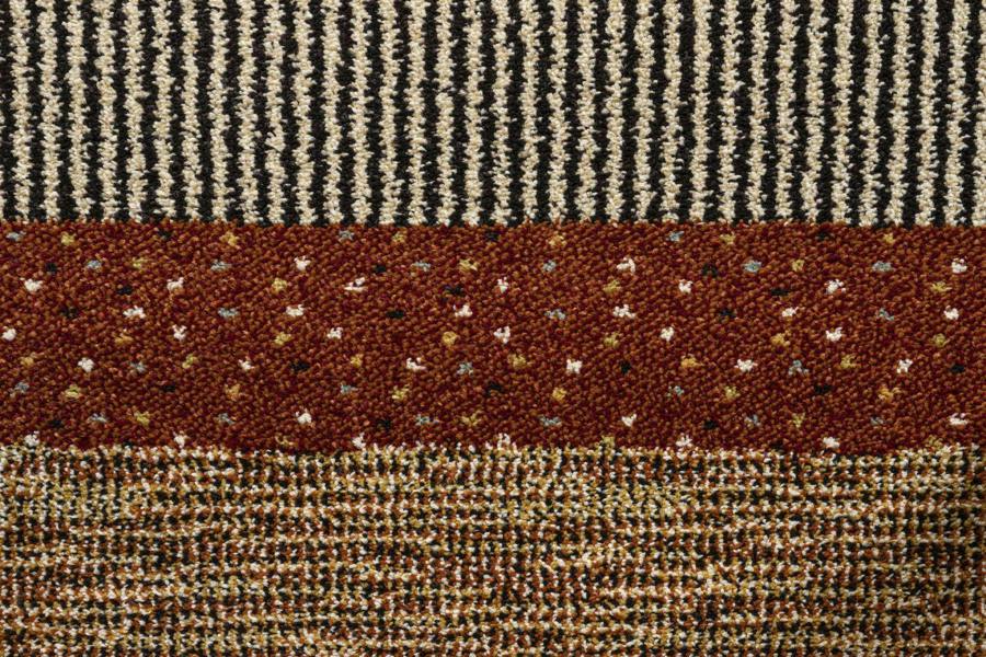 Woodstock Rug - Dark Multi Stripe
