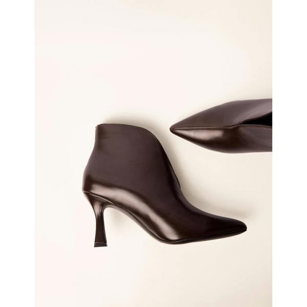 Blue Vanilla Split Front Ankle Boots