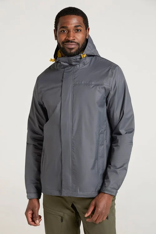 Mountain Warehouse Mens Torrent Waterproof Jacket - Grey