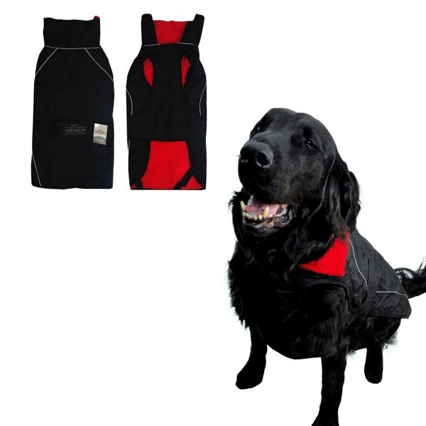 Waterproof Dog Jacket – Fleece-Lined, Reflective, Adjustable Fit - Optimum