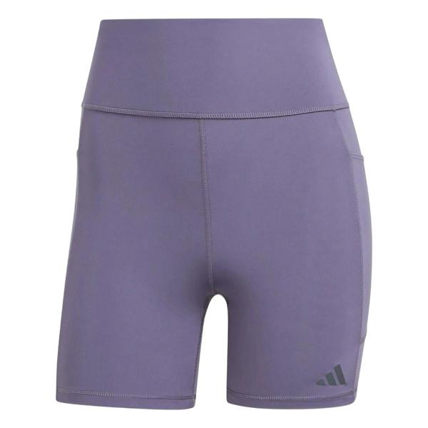 Adidas Womens/Ladies Own The Run Legging Shorts - Violet - 