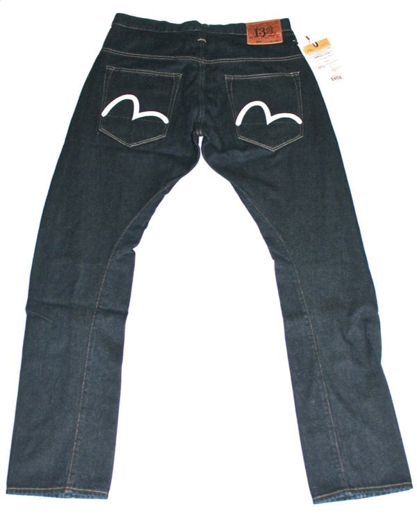 Evisu 2018 Yamato Military Drop Crotch Blue Jeans - Nova Clothing