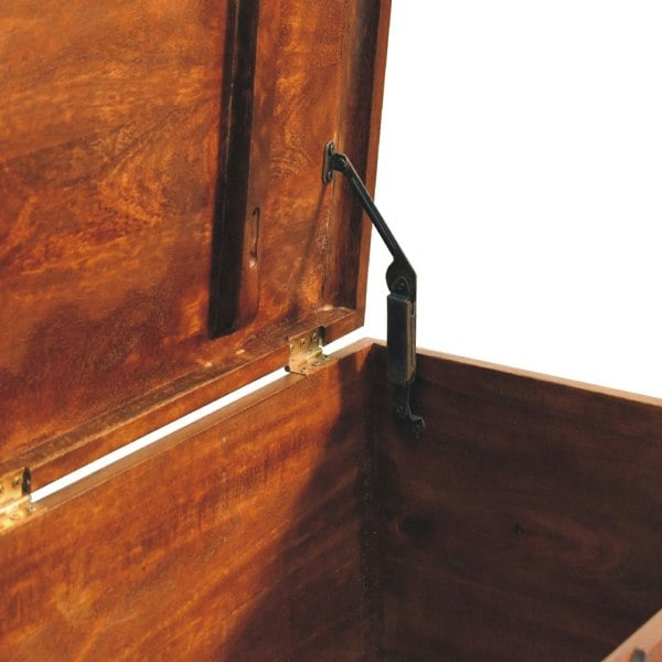 Artisan Furniture Curved Chestnut Blanket Box