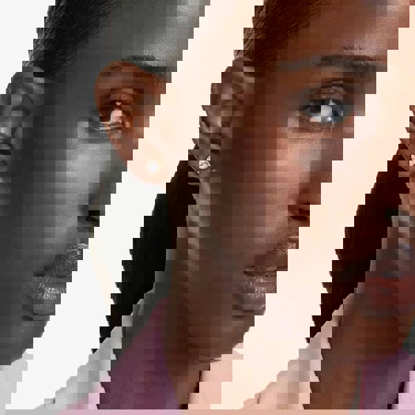 Swarovski Imber Gold Plated White Crystal Stud Earrings 5681552