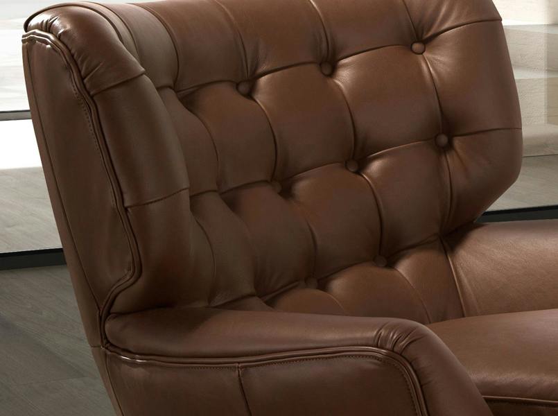 Angel Cerdá Chester Armchair Dark Brown Leather 5165