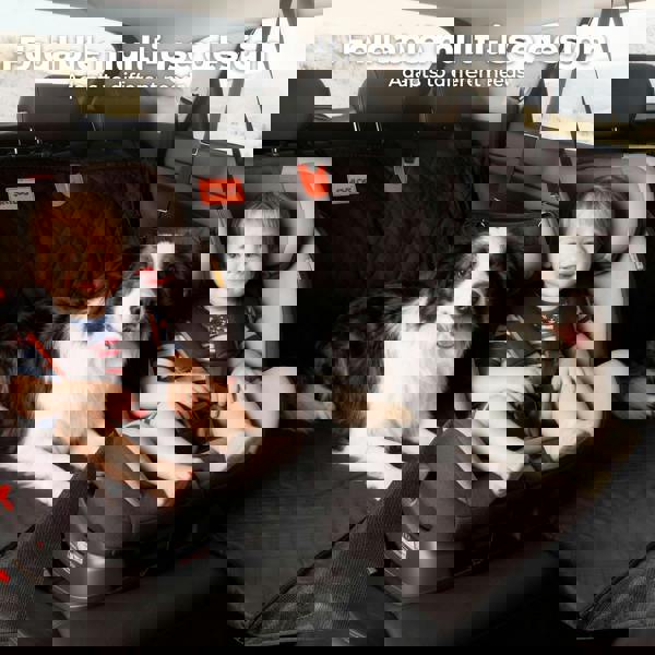 Skylos Dog Car Seat Cover Waterproof Pet Back Seat Hammock Safety Protector