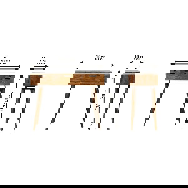 Artisan Furniture Chestnut Foldable Mirror Table