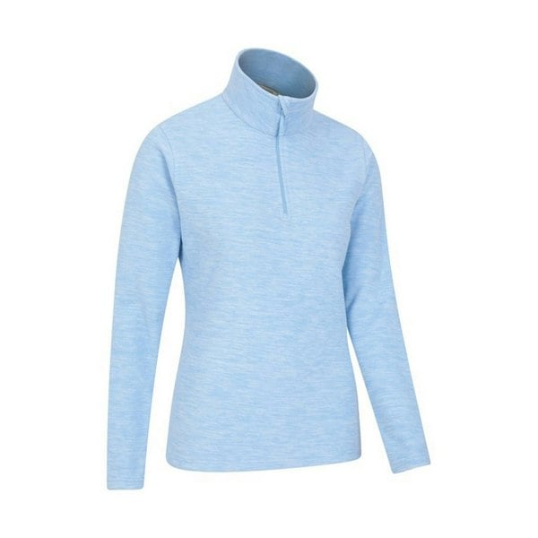 Mountain Warehouse Womens/Ladies Snowdon Melange Fleece Top - Corn Blue