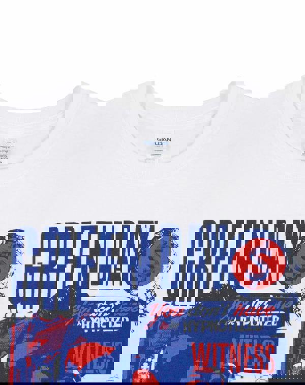 Green Day Mens White Revolution Radio Graphic Print Short Sleeved T-Shirt