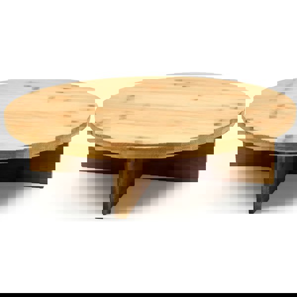 Maison des Cadeaux Bamboo Round Cake Stand