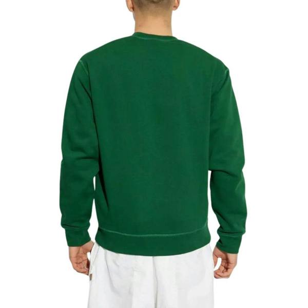 DSquared2 Unisex Adult Milano Logo Cool Fit Sweatshirt - Green/Bold Red - 