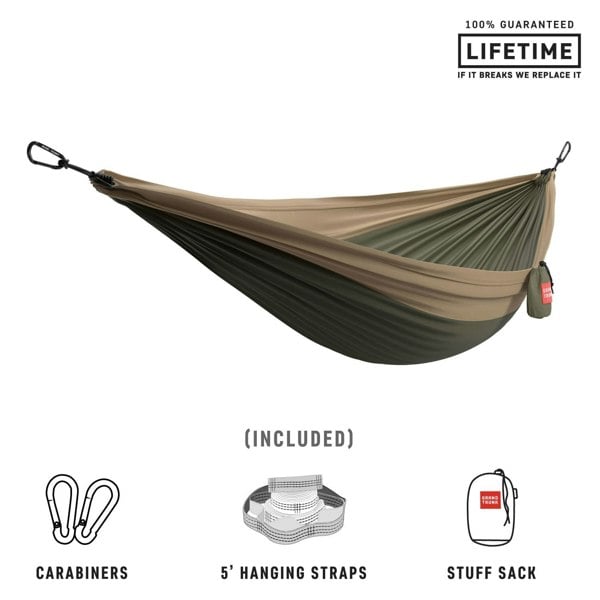 Grand Trunk Double Deluxe Hammock with Straps