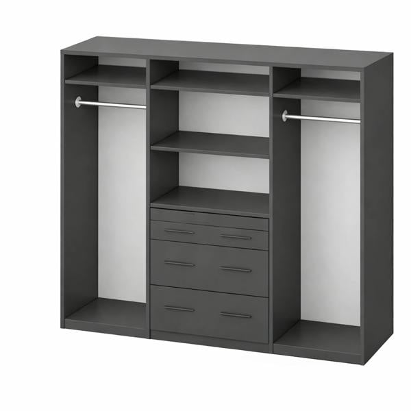 TJ's Furniture Aachen - White  4 Door Wardrobe