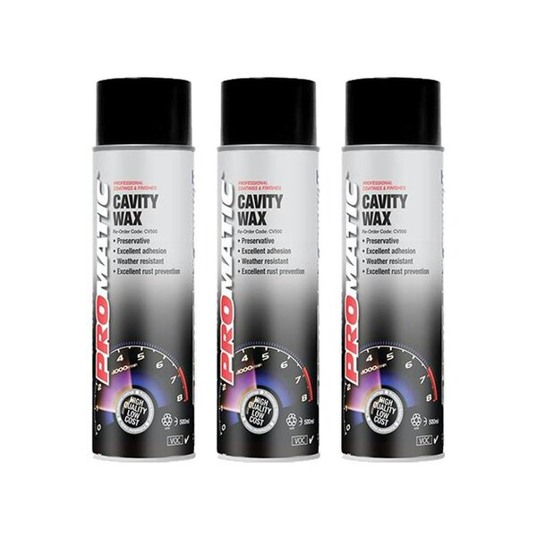 Promatic 3X Promaticcavity Wax (Clear) Spray Paint 500ml