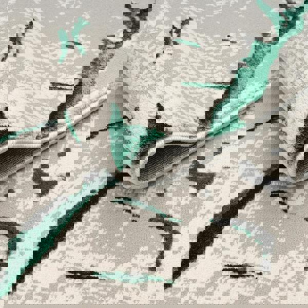 Smart Living Venice Modern Shimmer Rug - Emerald