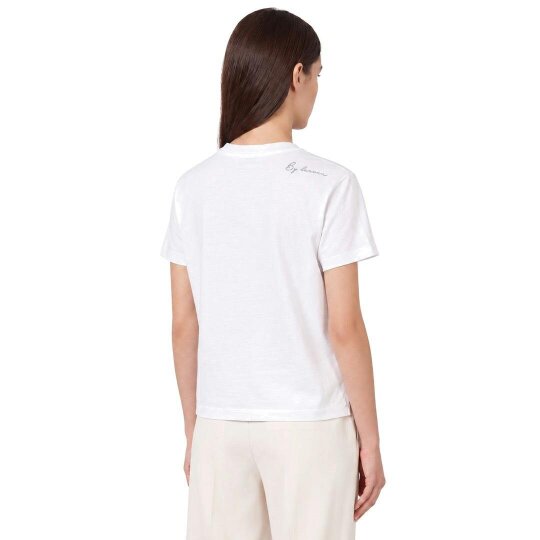 By Lanvin Shoulder Logo White T-Shirt