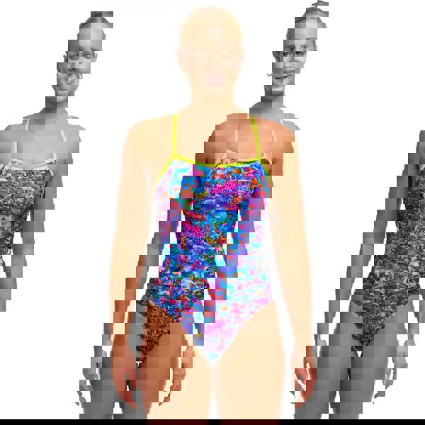 Funkita Sea Life Single Strap Swimsuit - Blue/Multi