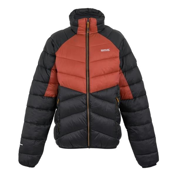 Regatta Mens Dalent Padded Jacket - Red Ochre/Black - 