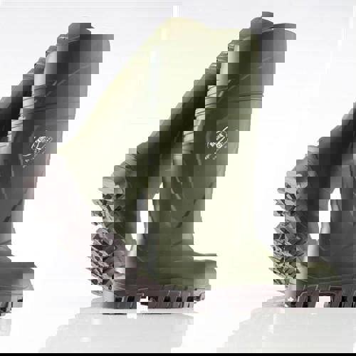 BEKINA Bekina StepLite x Thermoprotec Mens Non-Metallic Safety S5 Wellies, green safety footwear with rugged slip-resistant outsole.