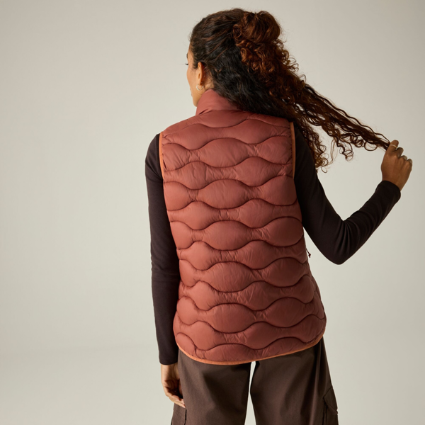Regatta Womens Hydi Quilted Gilet - Burnt Henna