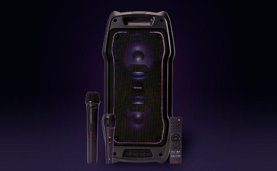 Aiwa KBTUS-400 The Storm Karaoke Party Speaker