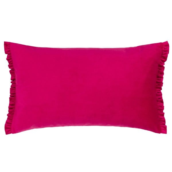 Furn Dolce Vita Velvet Stripe Cushion Cover - Orange/Pink