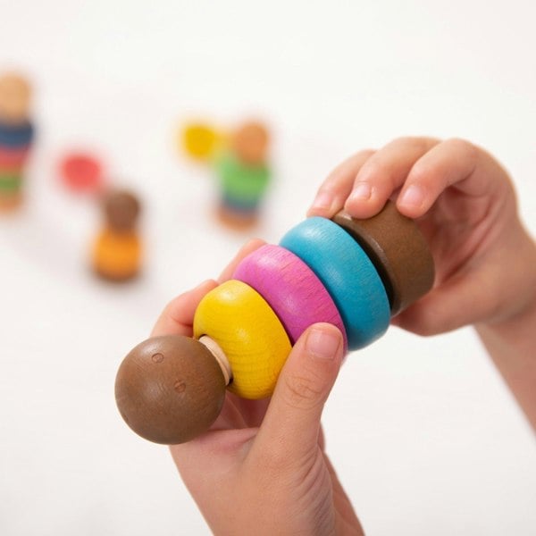 tickit Rainbow Wooden Community People