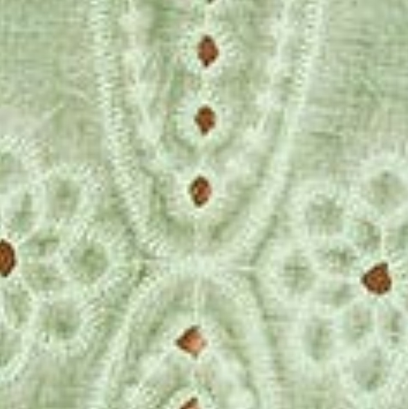 Izabel London Embroidered Textured 1/2 Sleeve Blouse