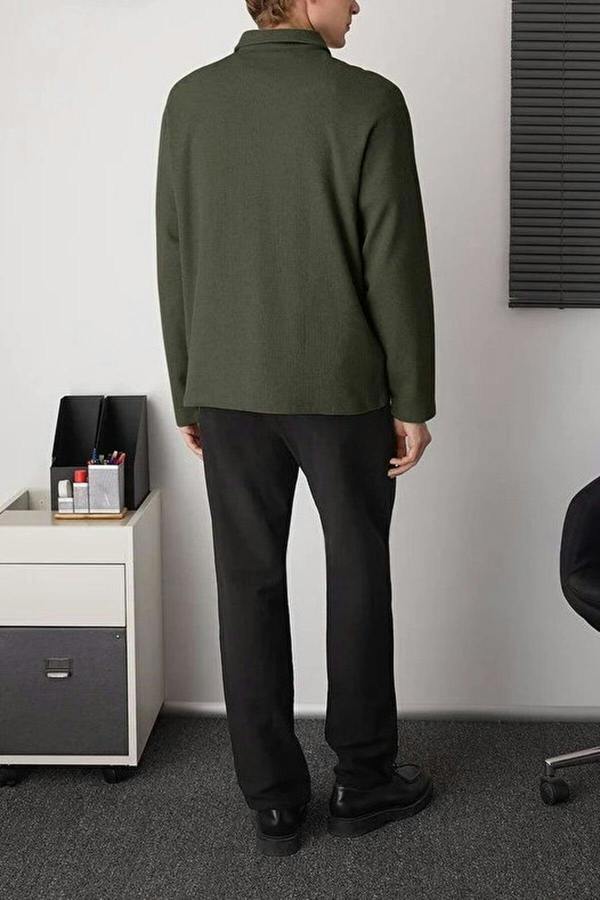 WOVCOR Polo Neck Men's Sweatshirt