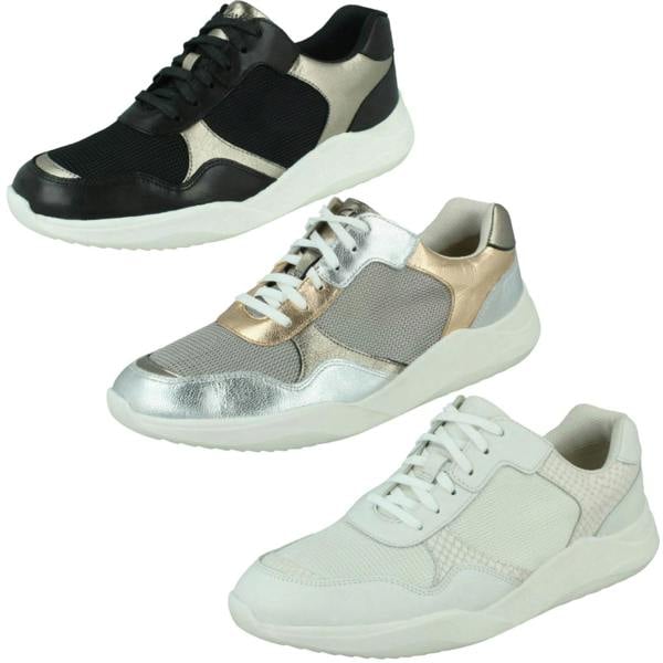 Clarks Ladies Clarks Casual Trainers Sift Lace