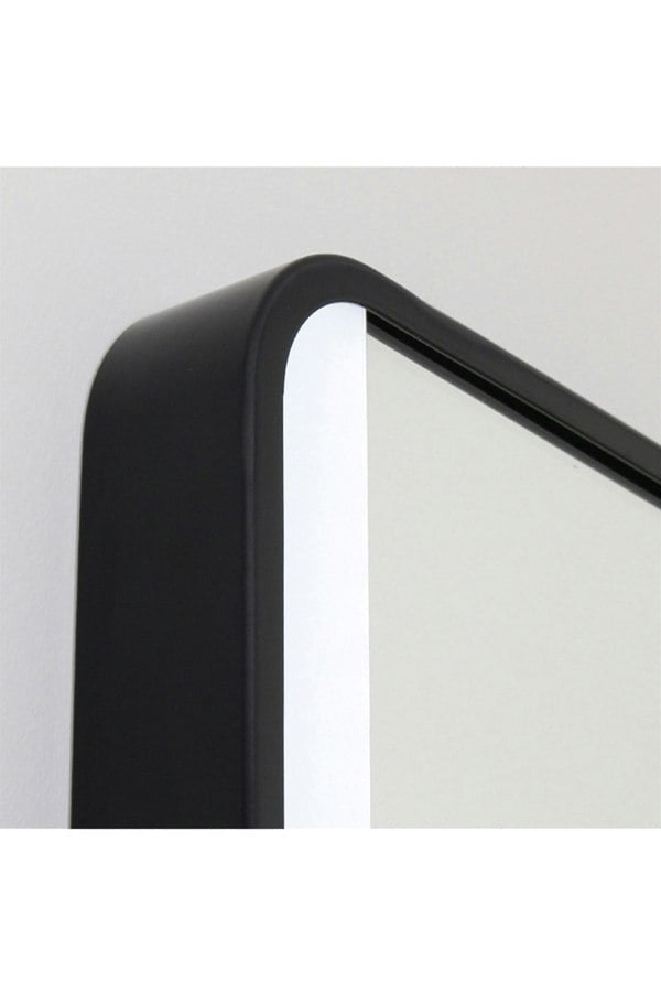 Living and Home Retangular LED Light Bathroom Vanity Mirror with Metal Frame